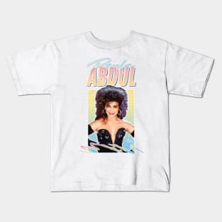 Paula Abdul / 80s Aesthetic Fan Art Design Kids T-Shirt